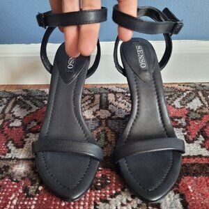 Senso Tyra III Black Leather Heels (38 or US 8)